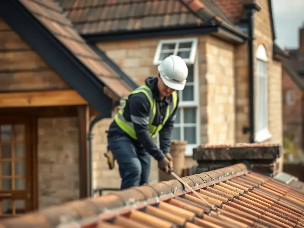 Two professionals working on conservation street detailing near Ongar